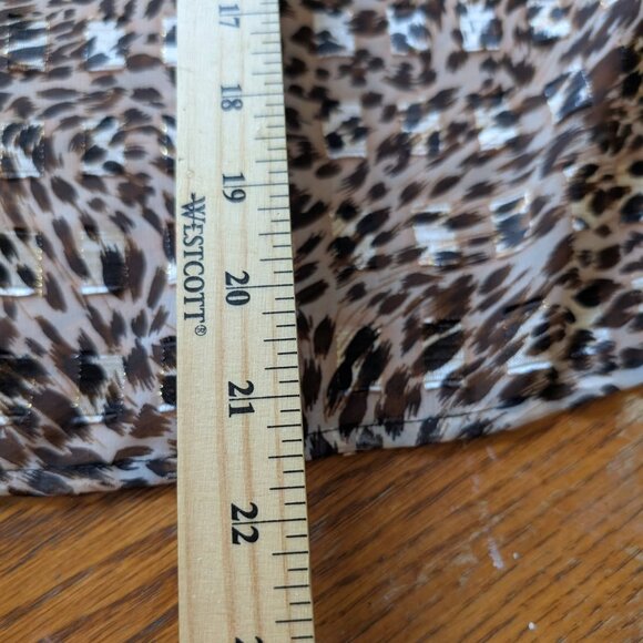 Tradition Cardigan Leopard Print Tie Front Sparkly Blazer Open Front Cardigan - Picture 5 of 6